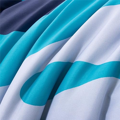 Miniatura 7 de Meeting Story Juego de ropa de cama de camuflaje, juego de edredón de camuflaje tamaño Queen con patrón colorido, 3 piezas, 1 edredón y 2 fundas de