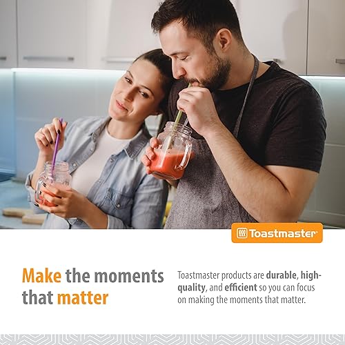 Miniatura 6 de Toastmaster Batidora de 350 vatios con tarro de 48 oz sin BPA, negro, TM-600BL
