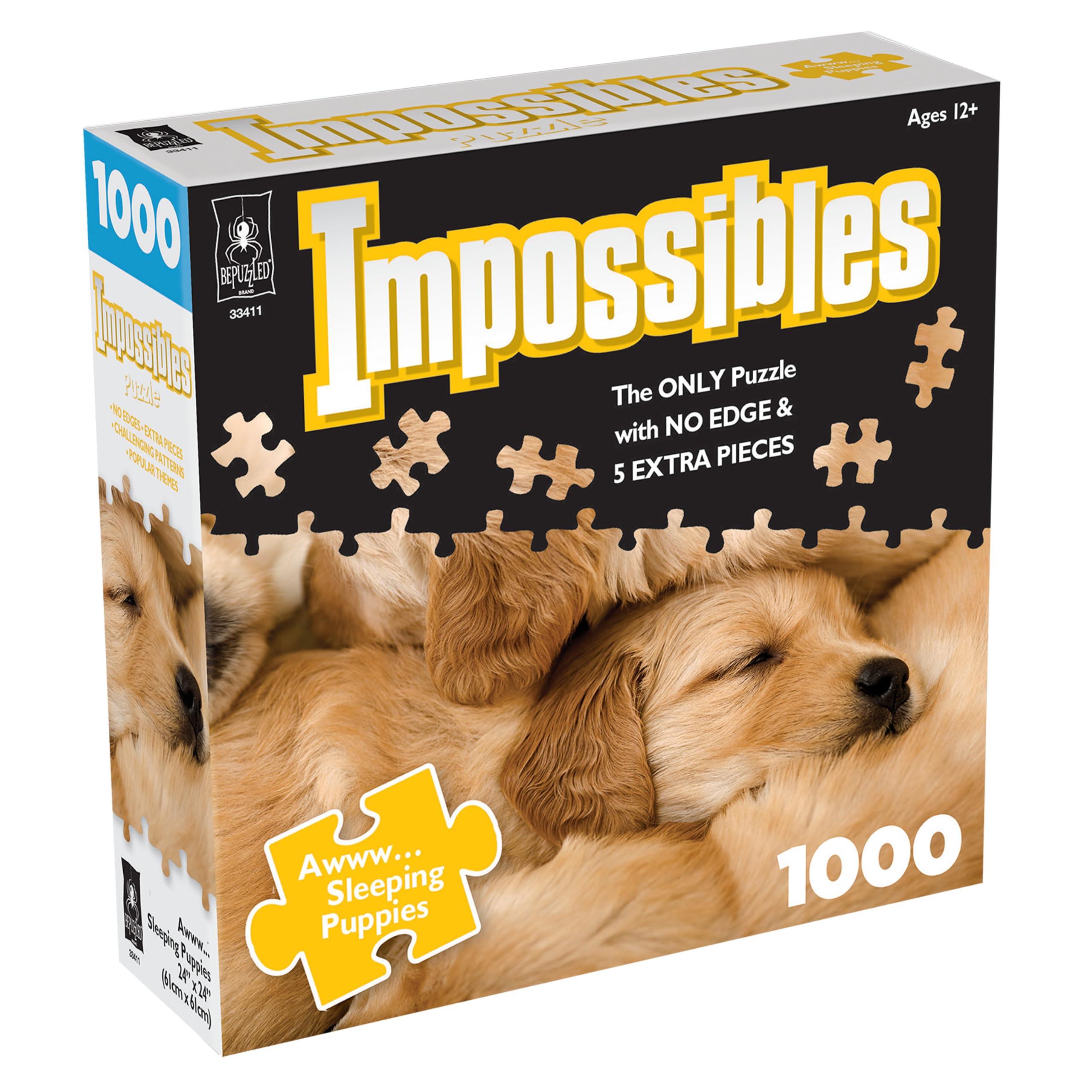 Amazon.com: BePuzzled | Impossibles Puzzles: Awww…Sleeping Puppies