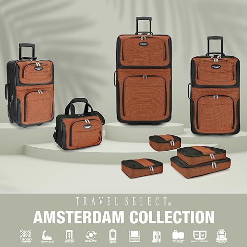 Miniatura 4 de Travel Select Amsterdam - Equipaje vertical y expansible con ruedas, marino