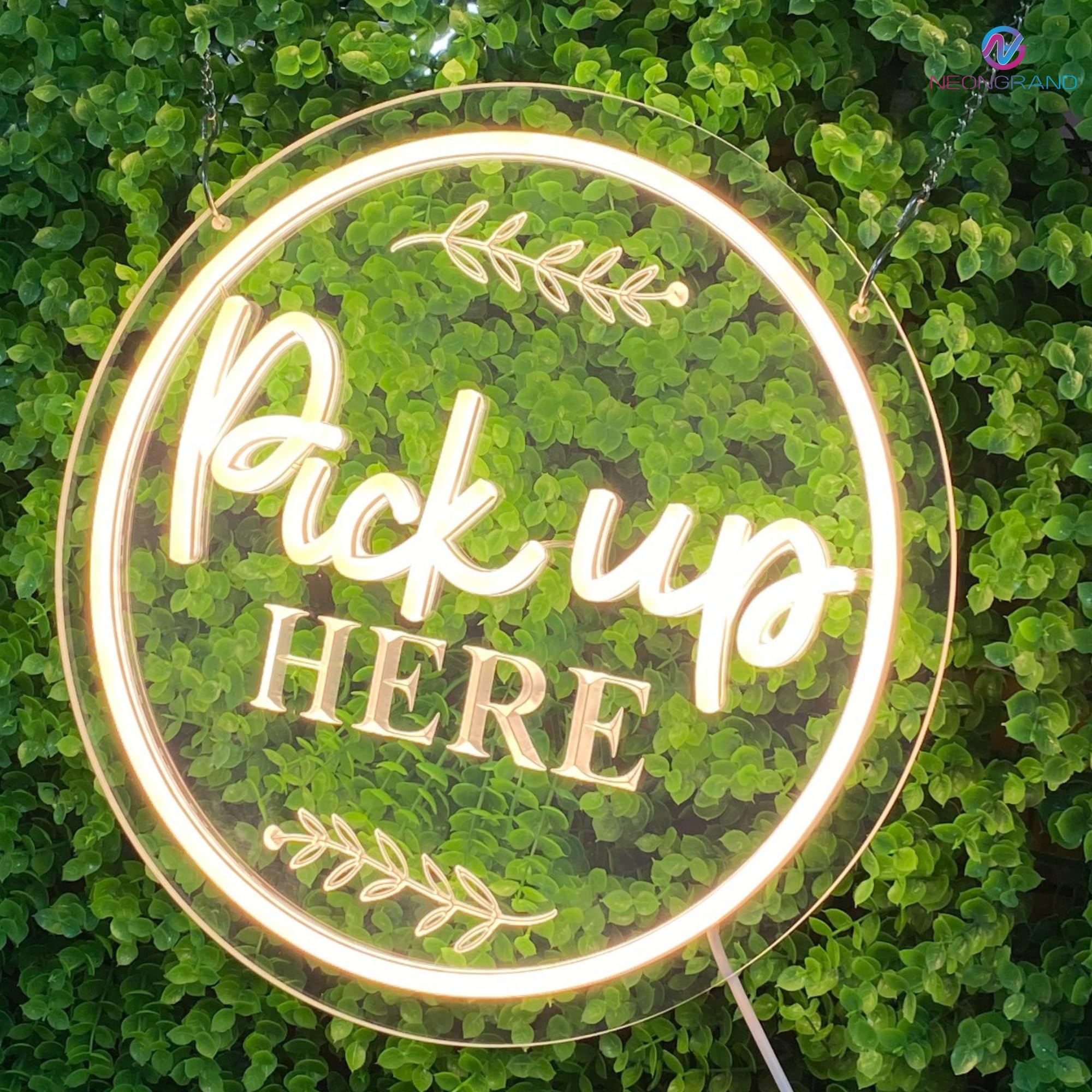 Pick up Here Sign Led light neon light order here pickup here