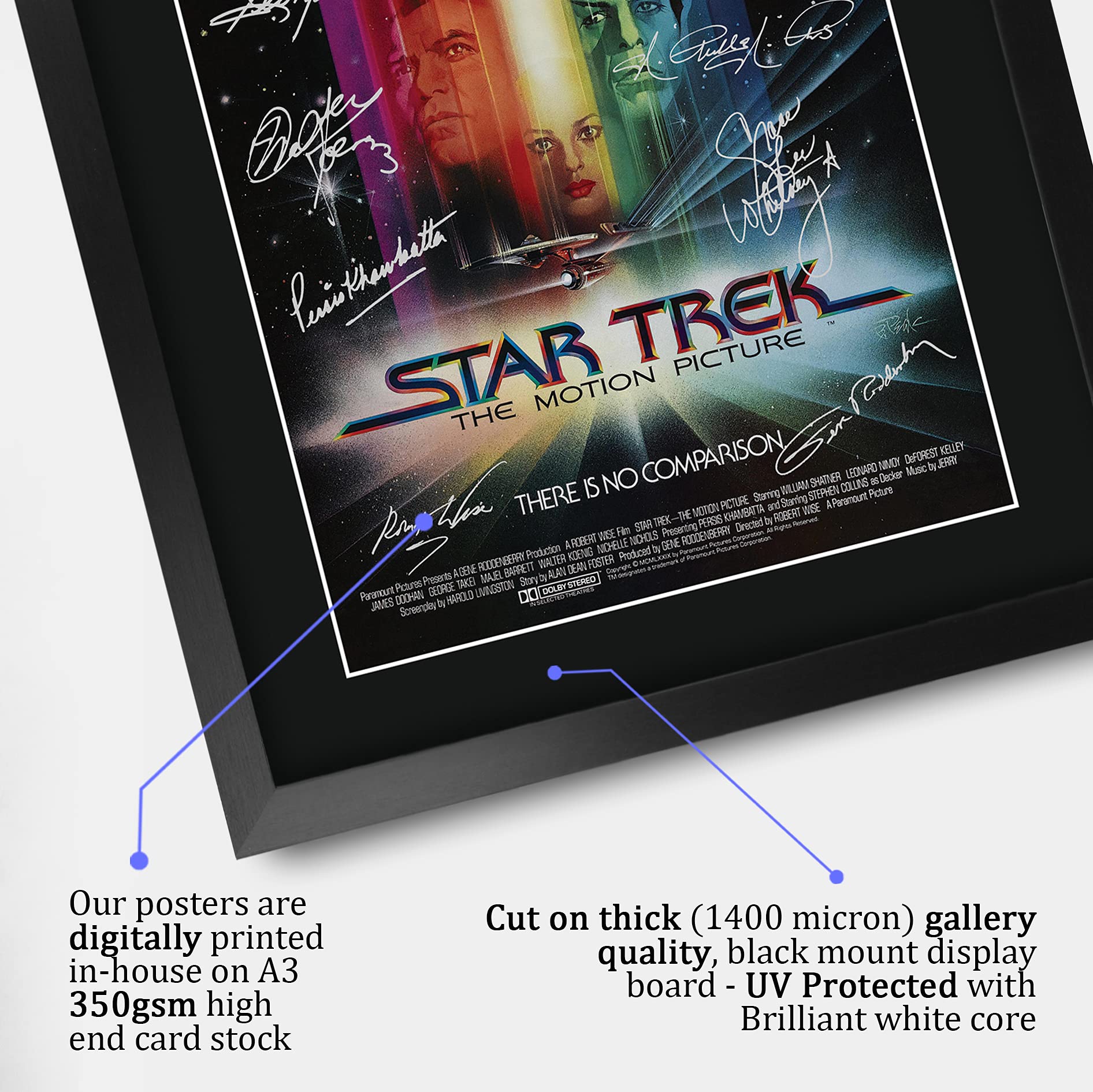 Amazon.co.jp: HWC Trading スタートレック 映画TVシリーズポスター