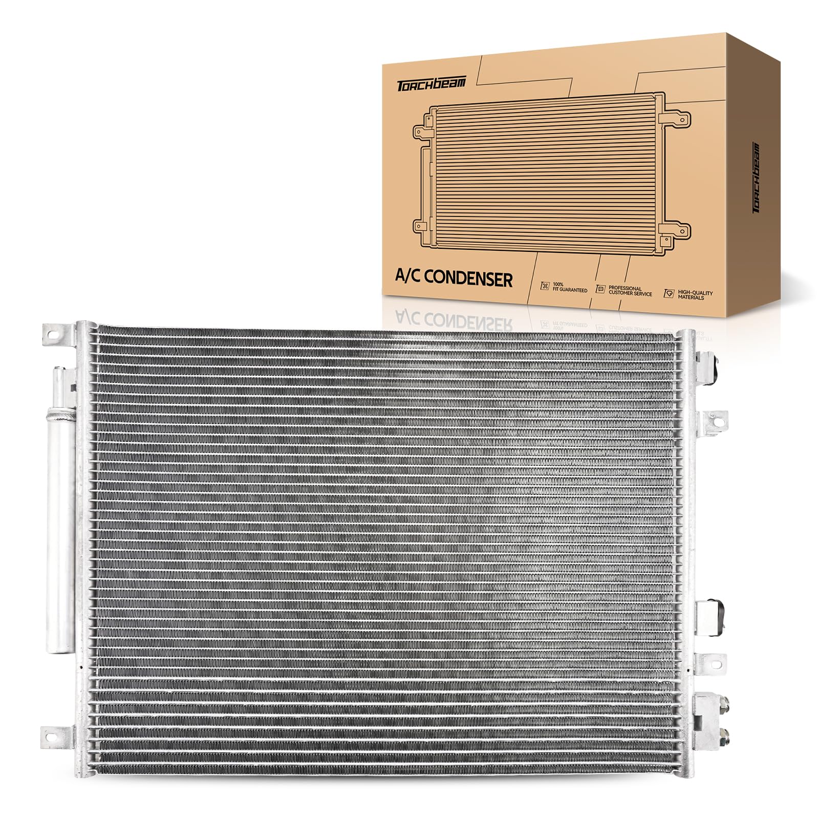 Air Conditioning A/C Condenser for 2005-2014 Chrysler 300,2008-2018 Dodge Challenger,2006-2009 2012-2018 Dodge Charger,2005-2008 Dodge Magnum,Replace# 5137693AA,CH3030210,3237,73237