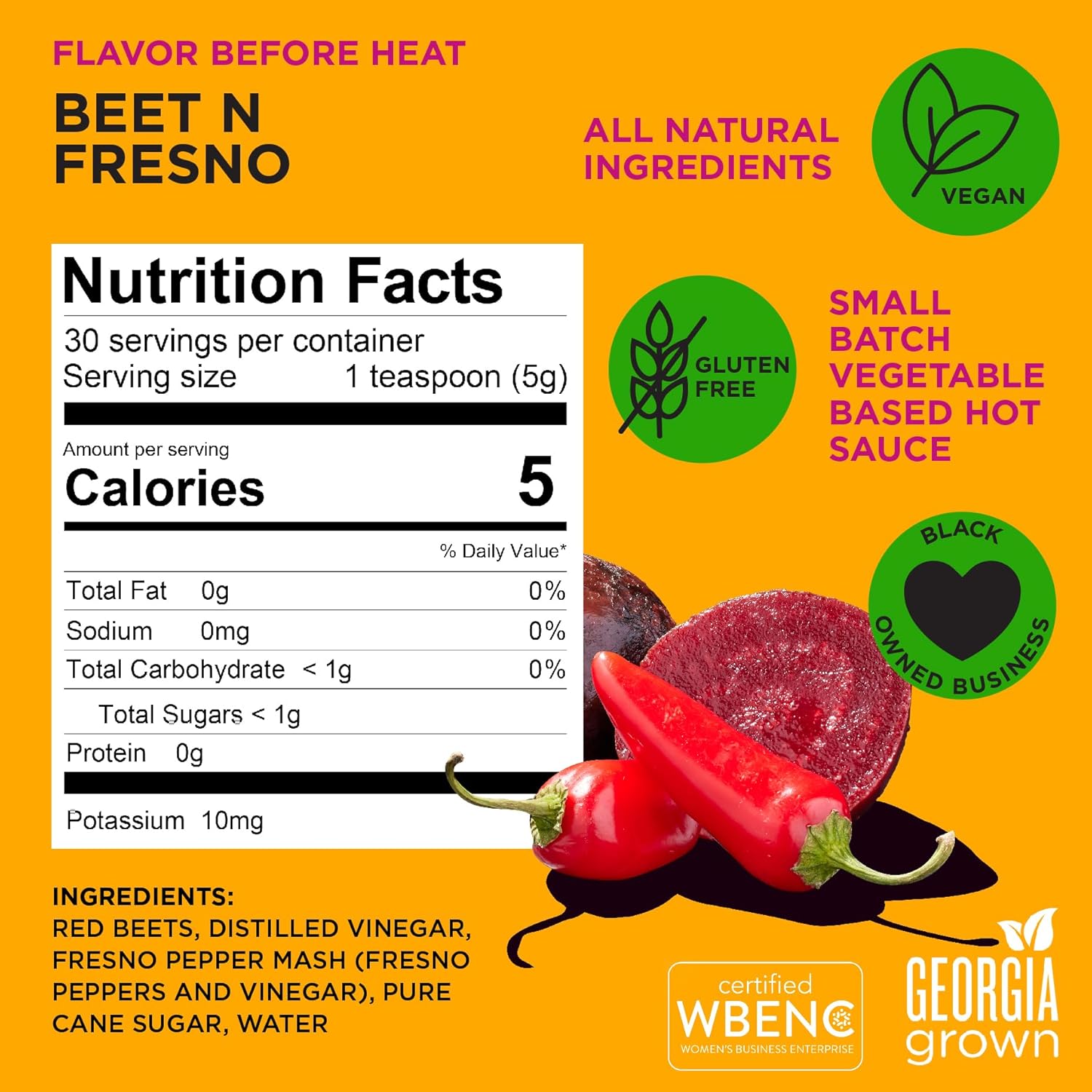 Hot N Saucy Holiday Hot Box, Set of 5 hot sauces- Collards N Ghost, Garlic N Peperoncini, Black Garlic N Peri Peri, Carrot N Chipotle and Sweet Potato N Habanero. 5 fl oz each