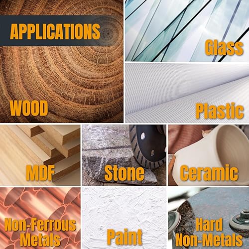 Miniatura 6 de POWERTEC 1 correa de lijado de carburo de silicio de 30 pulgadas de grano 320, para lijadora de disco de banda, lijadora de banda para afilar