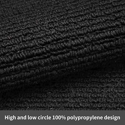 Miniatura 8 de COSY HOMEER Alfombra de cocina de 20 x 30 pulgadas, 20 x 48 pulgadas, hecha de tira de polipropileno 100 % parte trasera de TPR, 2 alfombrillas de