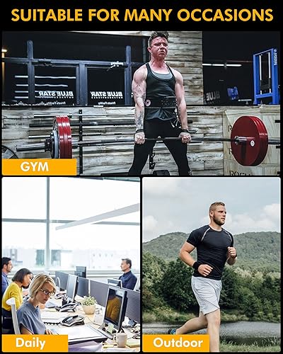 Miniatura 7 de A+ Choice Chaleco de sauna para hombre con cremallera, traje de sauna para mejorar el sudor