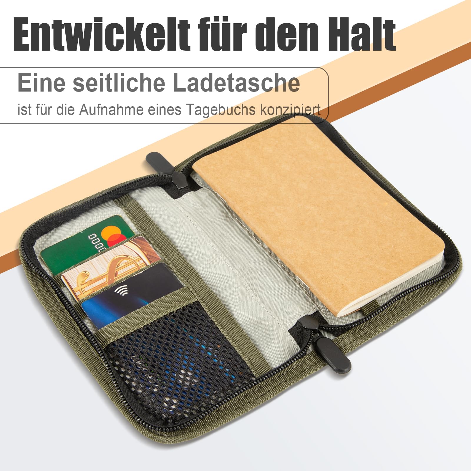 LOCHBY Velddagboek, planner, schetsboek, gewaxt canvas