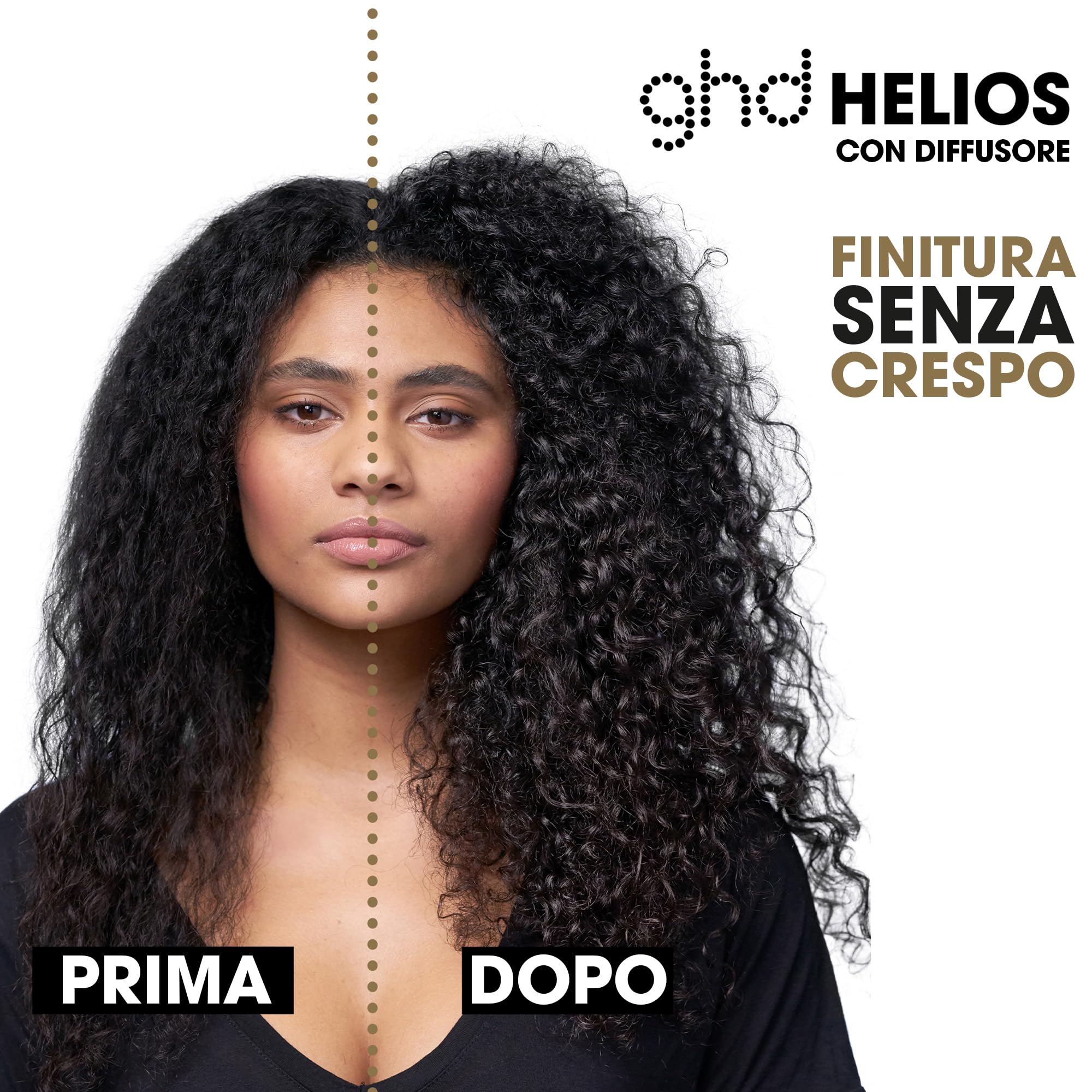 ghd Helios Asciugacapelli Professionale – Leggero, Asciugatura Rapida, Controllo Styling Ottimale – Per Tutti i Tipi di Capelli