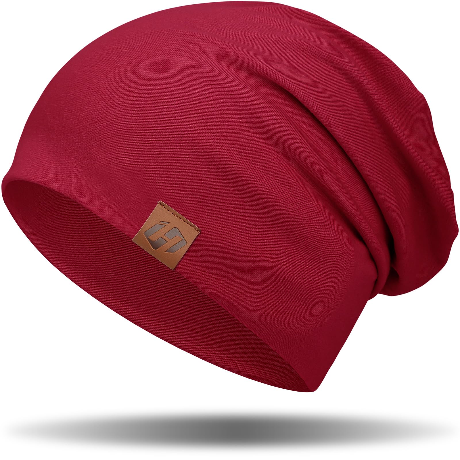 GXCROR - Berretto unisex, in cotone, morbido e sottile, leggero, traspirante, per tutte le stagioni