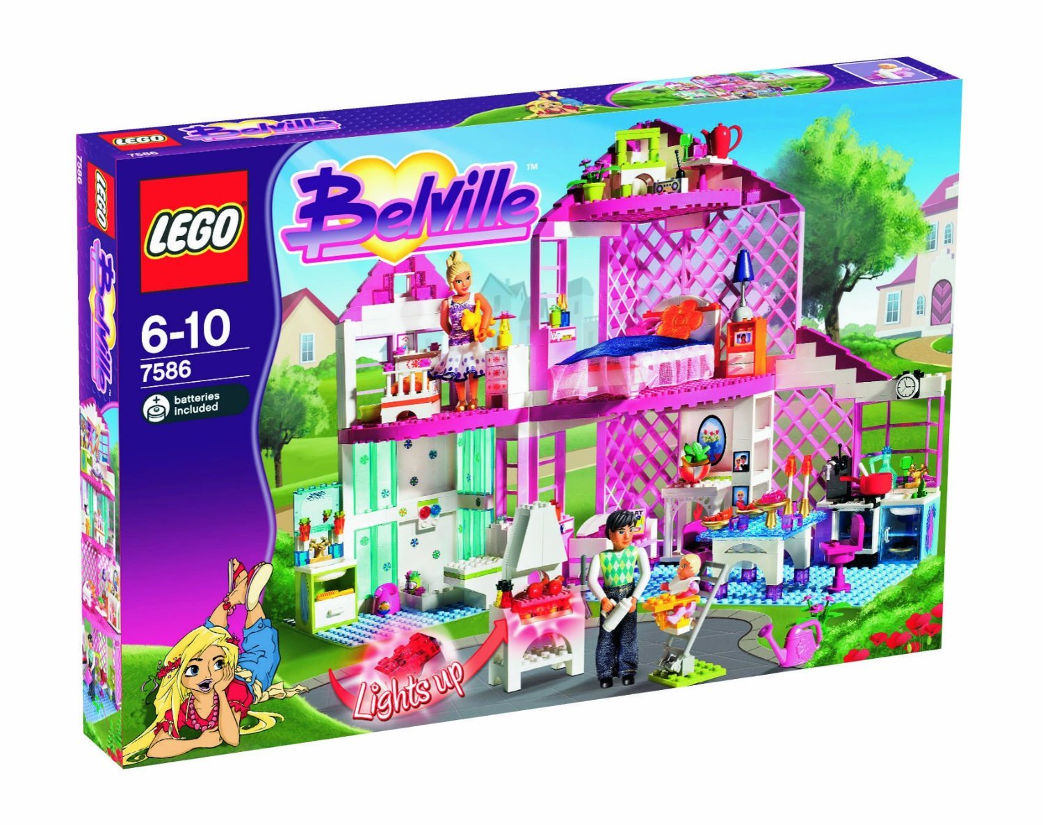 Amazon.co.jp: LEGO 7586 Sunshine Home(レゴ ベルビル サンシャイン 