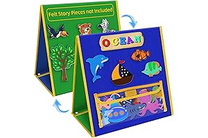 Flannel Board for Toddlers - Foldable and Reusable Storytelling Tool