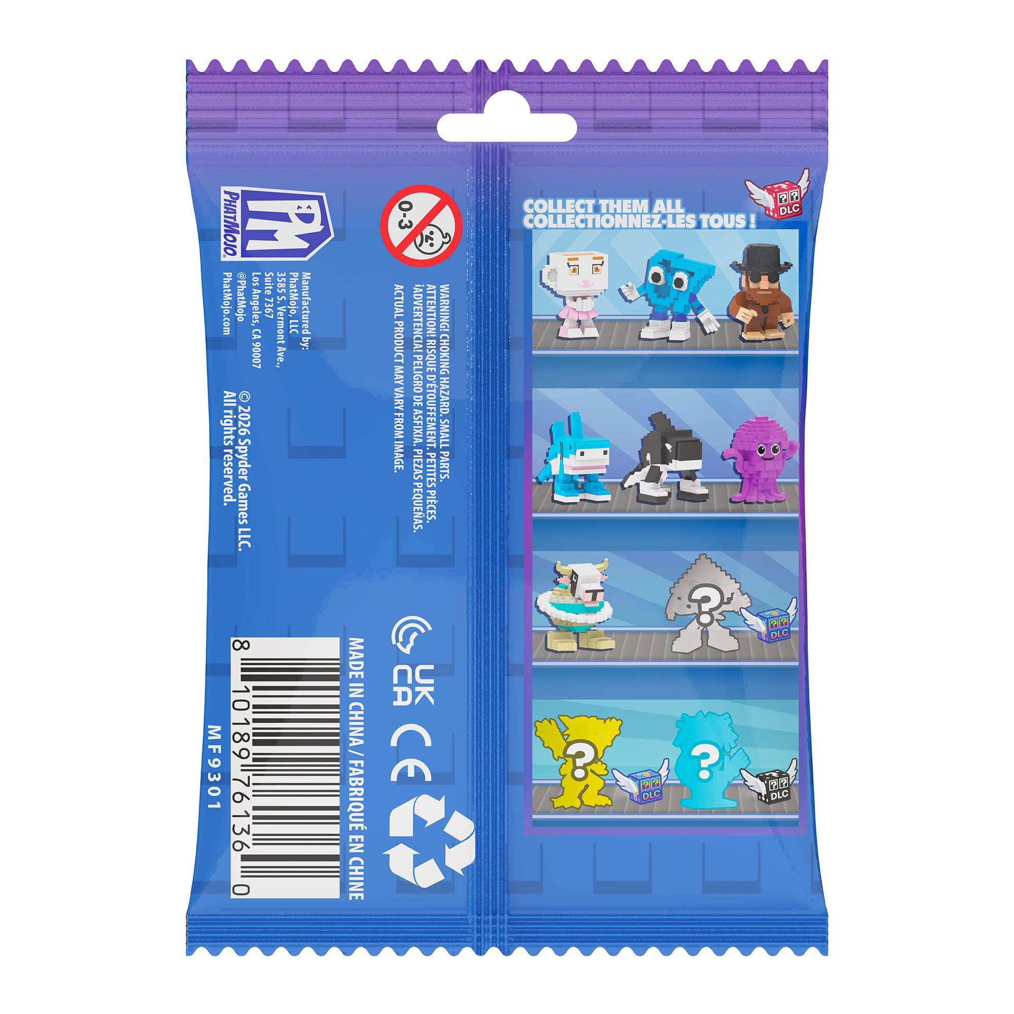 Blind Bag Minifigures - Serie 1 - Include codici DLC riscattabili su Roblox - Personaggi da collezione misteriosi con licenza ufficiale di PhatMojo