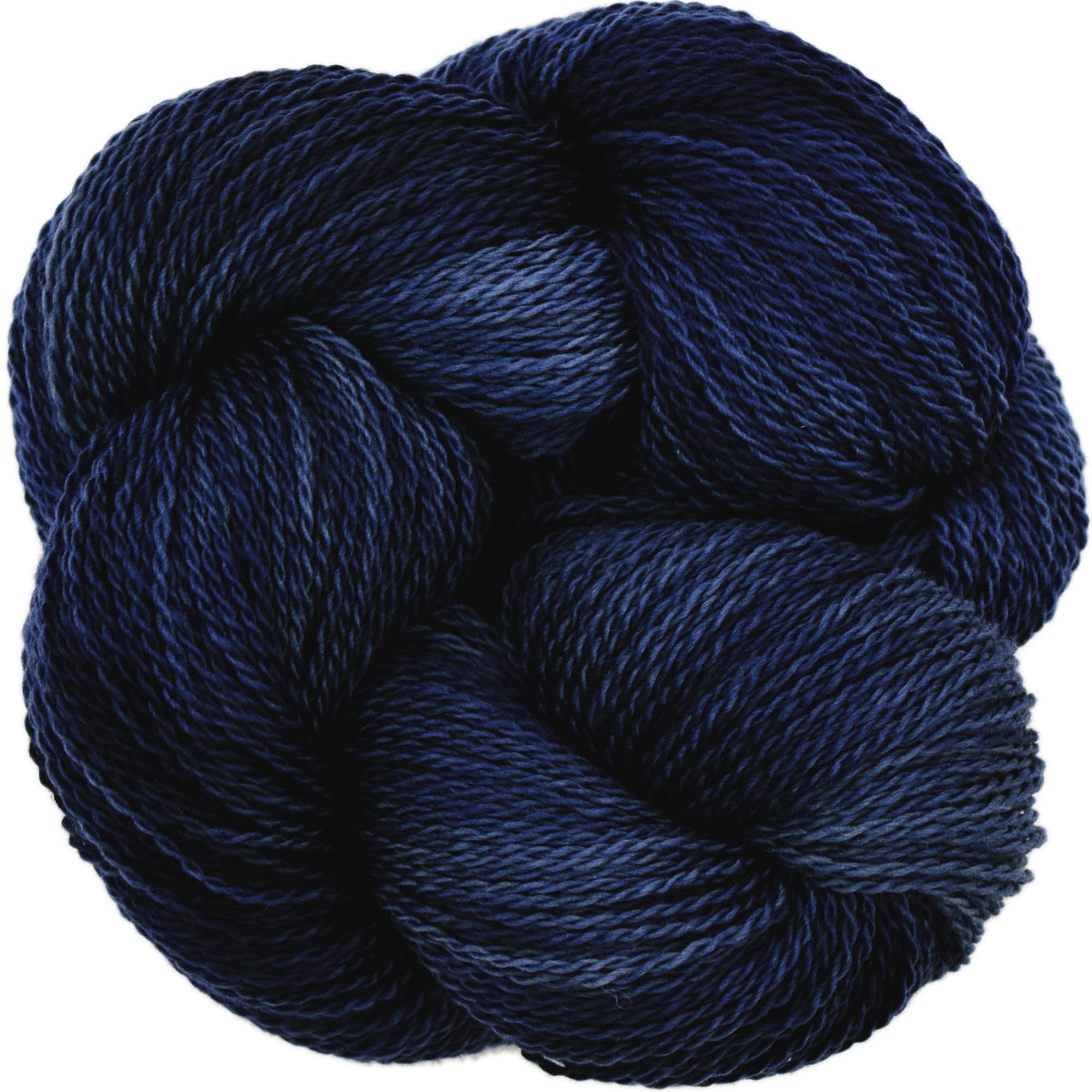 Living Dreams Yarn EcoLana. Certified Organic Merino. Cruelty Free & Responsibly Sourced. Hand Dyed in The USA. Night Sky