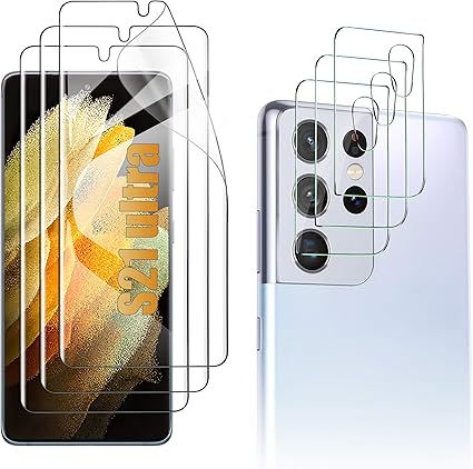 Amazon Com Luibor Screen Protector And Camera Lens Protector Compatible With Samsung Galaxy S21 Ultra 5g 6 8 Inch 3 Packs Fingerprint Support Case Friendly Hd Ultra Thin Flexible Tpu Film Amazon Com Luibor Screen Protector And Camera Lens Protector Compatible With Samsung Galaxy S21 Ultra 5g 6 8 Inch 3 Packs Fingerprint Support Case Friendly Hd Ultra Thin Flexible Tpu Film
