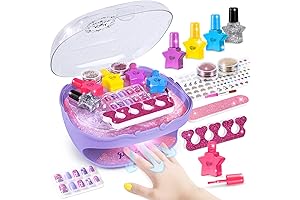 Kids Nail Polish Kit | Nail Toys For Girls Age 7 8...
