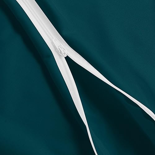 Miniatura 3 de Utopia Bedding Protector de almohada impermeable con cremallera (paquete de 4) Queen Teal - Funda de almohada a prueba de chinches de 20 x 28