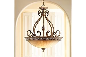 Kathy Ireland Sterling Estate Golden Bronze Pendant Chandelier