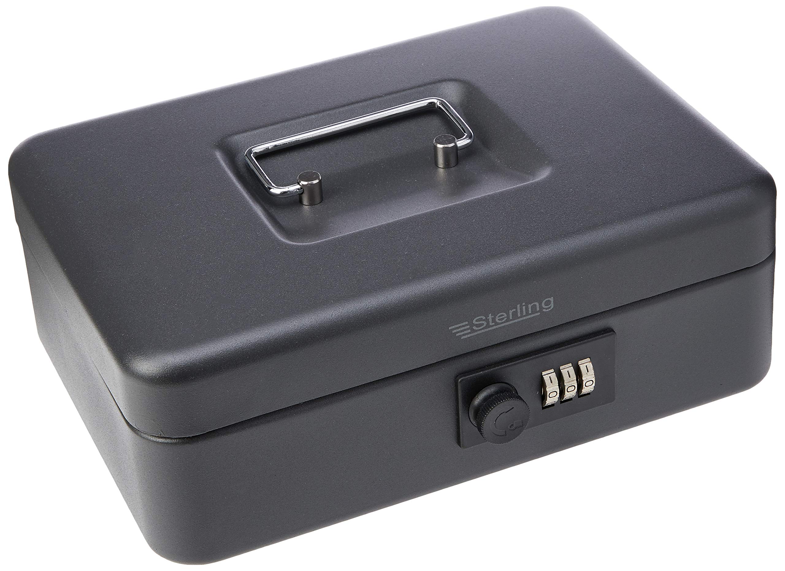 Burg-Wächter Sterling CB03CBK 10" Combination Lock Cash Box - Black