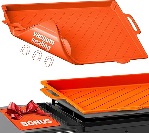 Funda de silicona prémium para parrilla Blackstone, cubierta protectora de borde completo de 36 pulgadas, alfombrilla resistente de grado