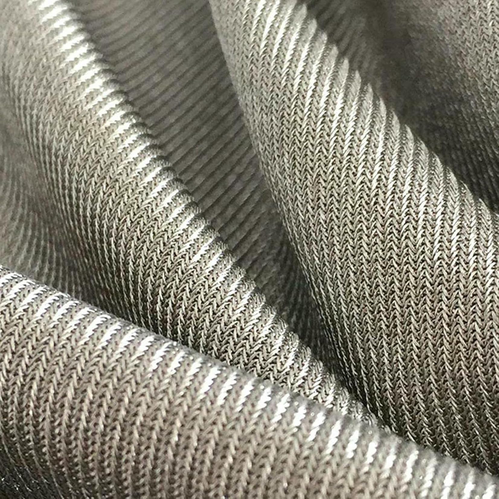Tissu blindage EMF anti-rayonnement et blocage signal Faraday argent