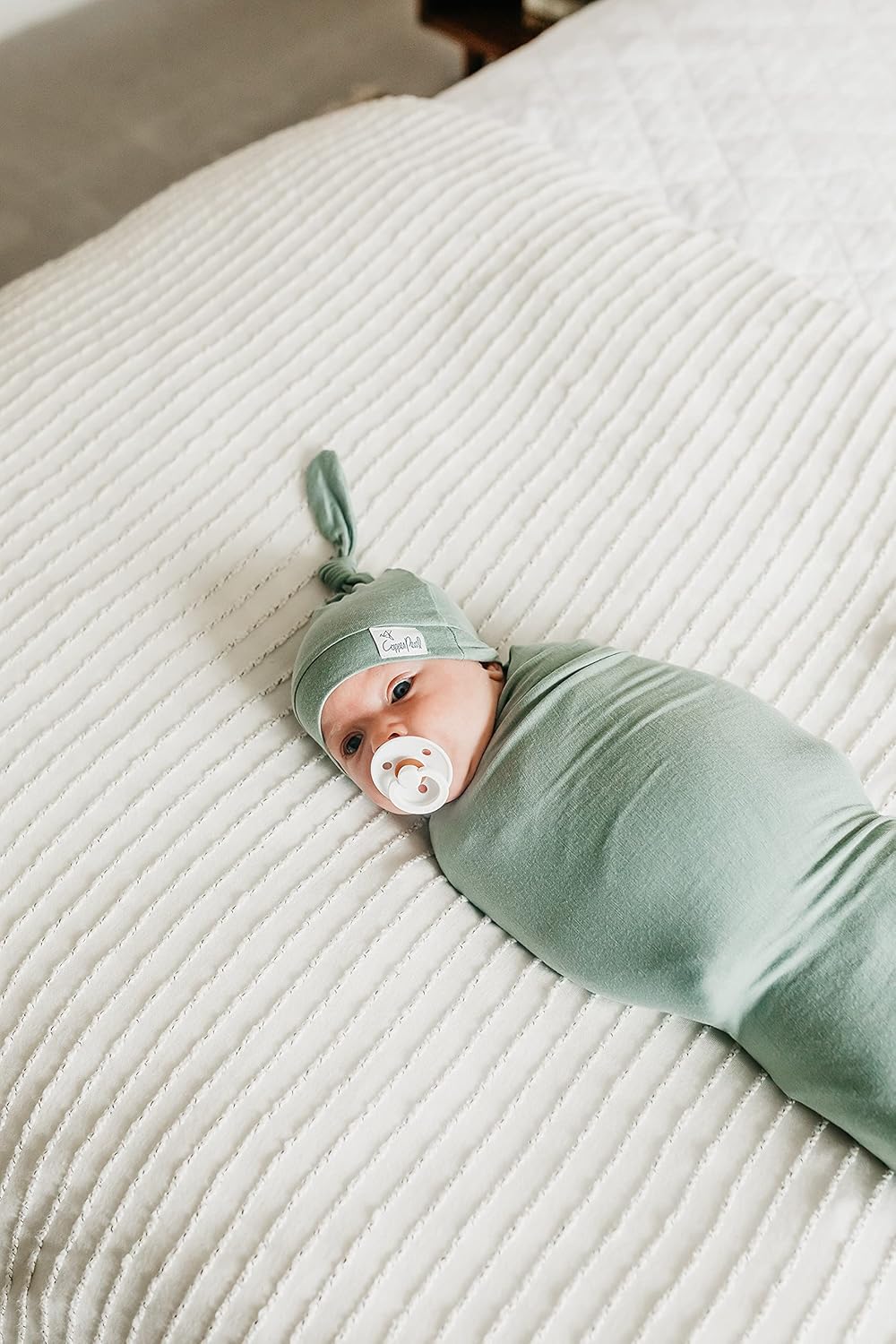 Copper Pearl Large Premium Knit Baby Swaddle Receiving Blanket Briar