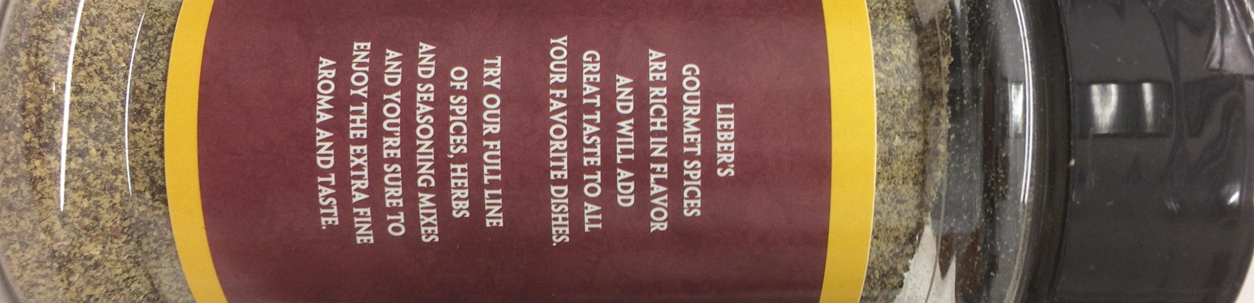 Liebers Black Pepper Kosher For Passover 3 Oz Pack Of 3.