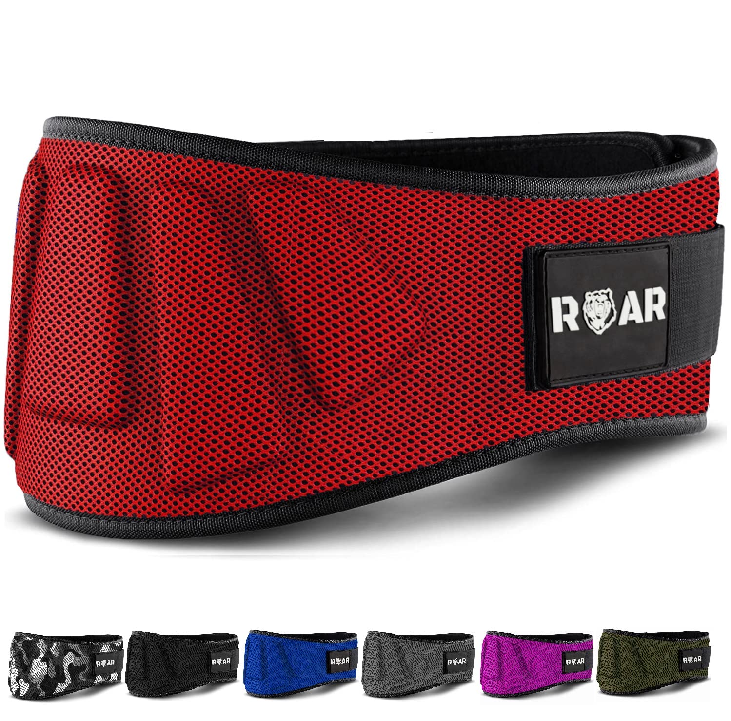 Roar® Weight Lifting Belt, Gym Belt, Powerlifting Belt, Lift Weight Belt, Deadlift Belt, Squat Belt, Lifting Belt Men