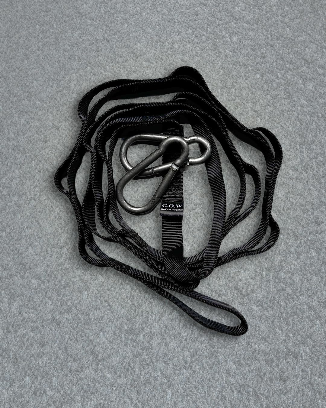 Daisy Chain Black with 2 Carabiners – 470 kg/Loop, 1.8 Ton Capacity – 14 Loops Heavy Duty Strap-picture-18