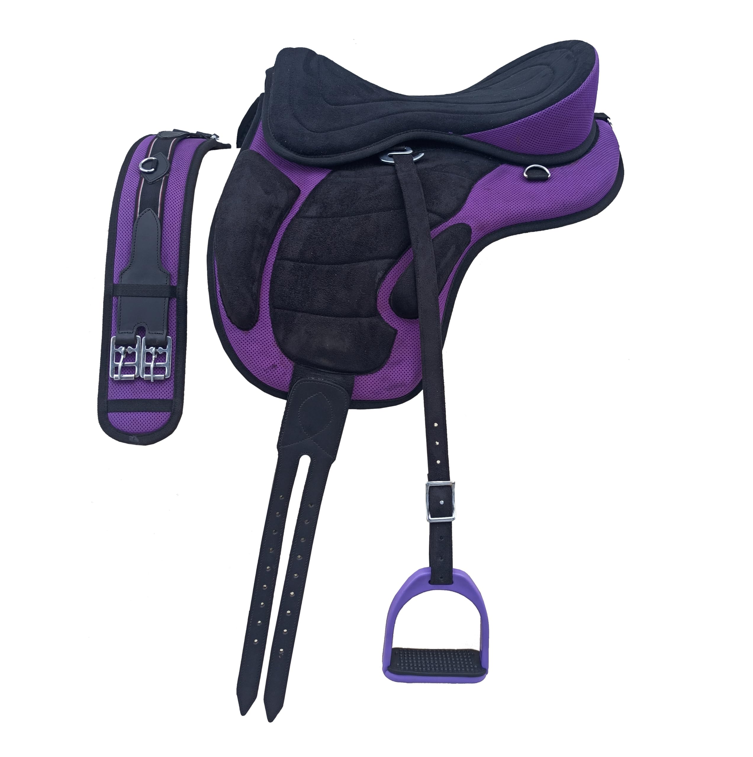 Freemax Treeless English Synthetic Horse Saddle Lightweight Handmade Flexible