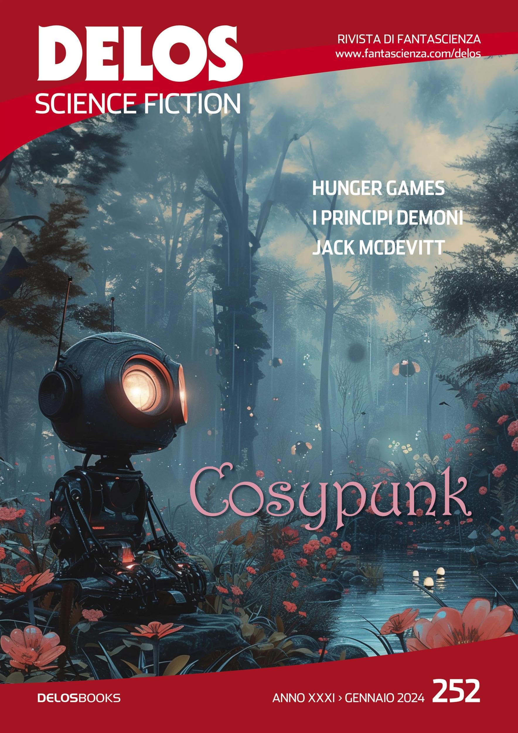 Cover of Delos Science Fiction, #252 - Gennaio 2024