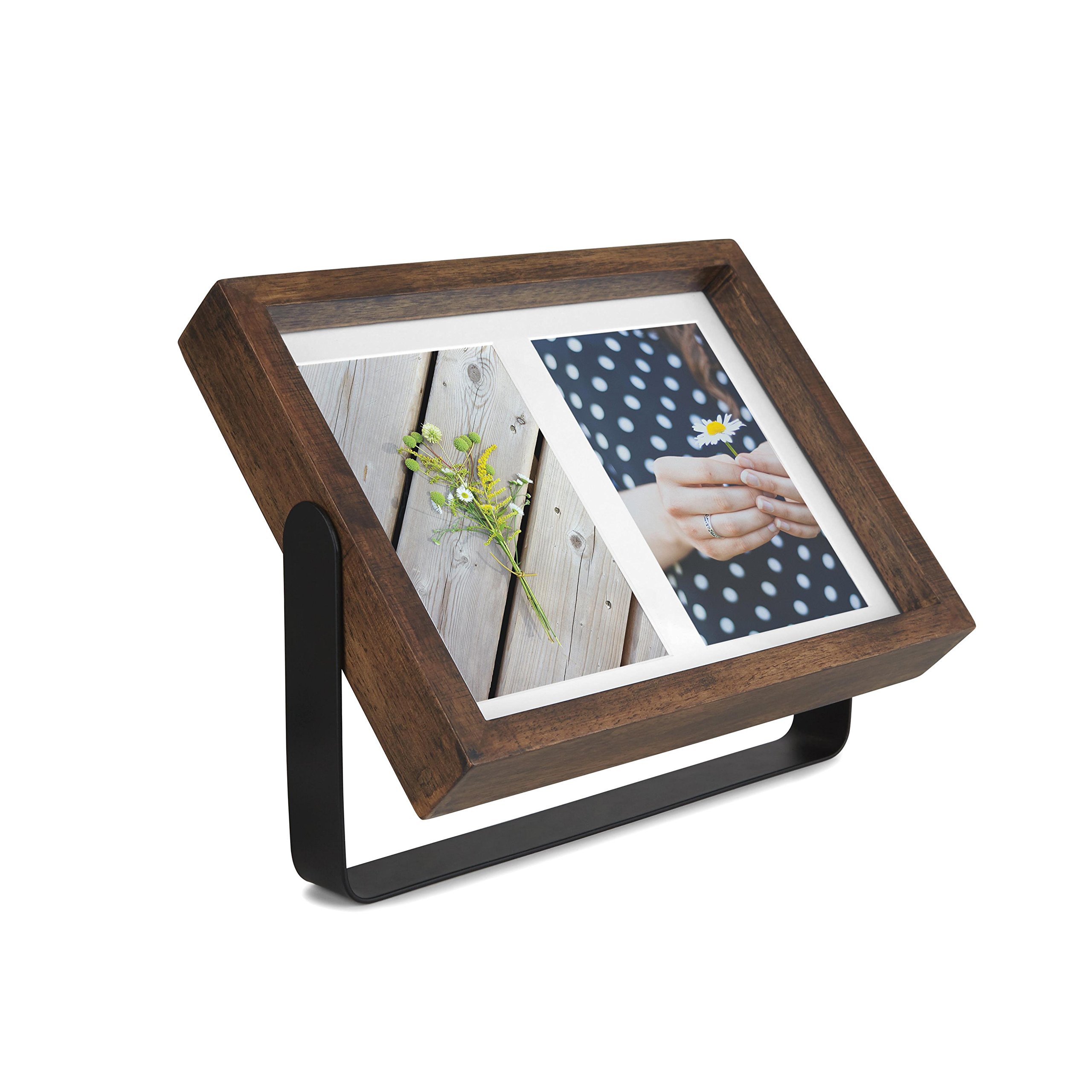 umbra 卓上フォトフレーム AXIS MULTI PHOTO DISPLAY(アクシス フォトディスプレイ 4×6 2オープン) エイジドウォルナット ggw725x Amazon.co.jp: umbra 卓上フォトフレーム AXIS MULTI PHOTO