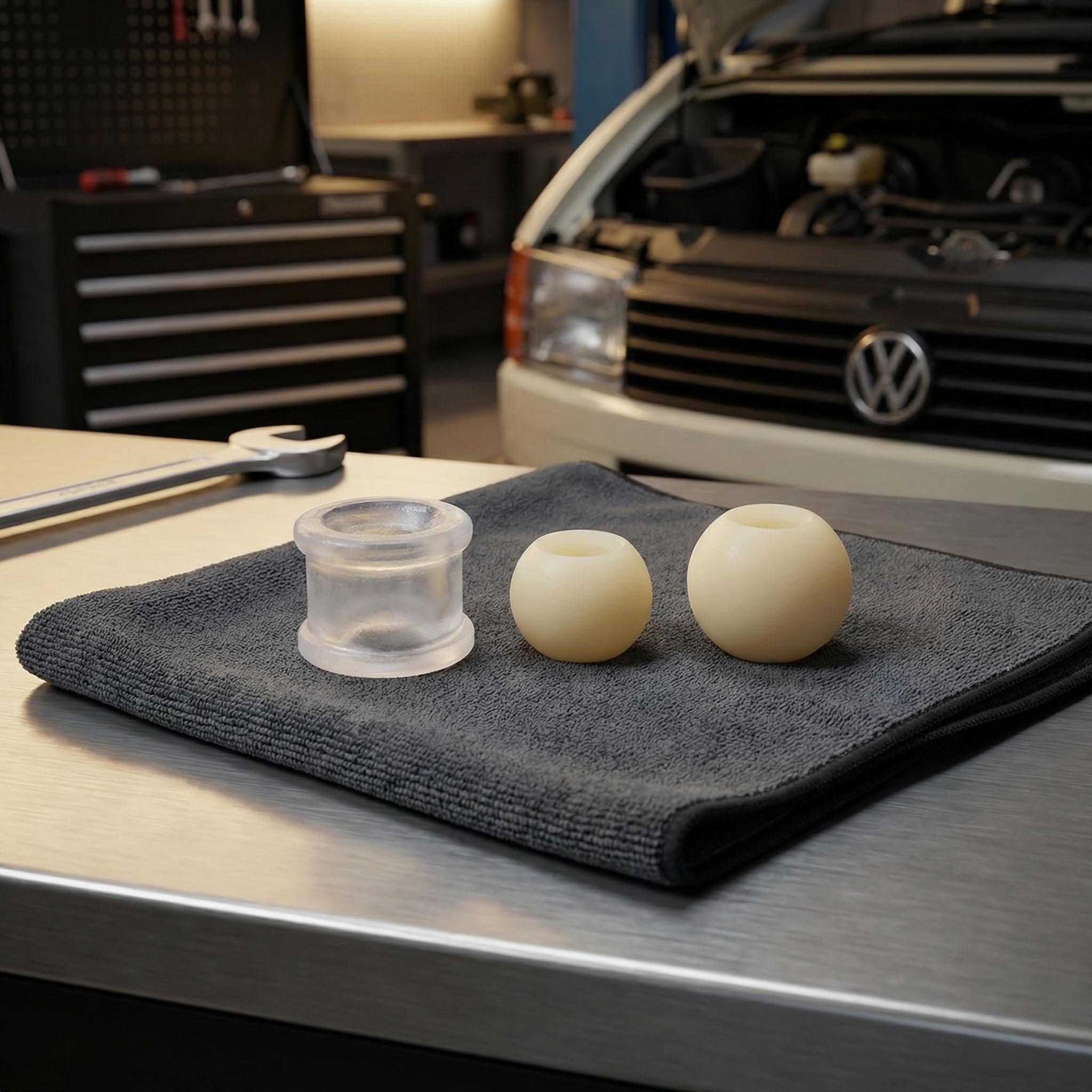 Aramox Kit di Riparazione di Tiranteria dell'ingranaggio, Kit di Riparazione Selettore di Velocità 701711166 Adatto Per T4, Kit di Riparazione Selettore di Tirante Trasmissione Automatica