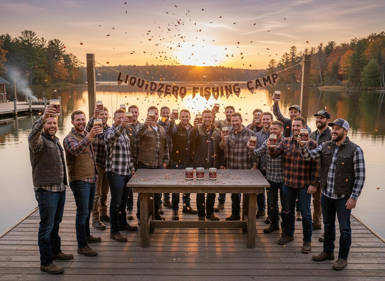 Liquid Zero Old Fashioned Cocktail Drink Mix Trio (3 Jars, 6-9 Servings)