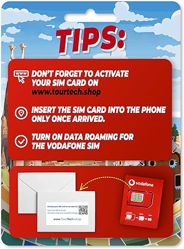 Miniatura 6 de Vodafone Spain - Tarjeta SIM prepaga de 35 GB en España y 12 GB en el resto de Europa, Reino Unido, Turquía. Activación en línea solo en