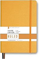 Vista 27 de Minimalism Art, Premium Hard Cover Notebook Journal, Large Size, Composition B5 7.6"x10", 186 Numbered Pages, Gusseted Pocket, Ribbon Bookmark, Gray