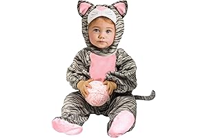 4T Cat Costume Toddler Striped Gray Kitten Costume
