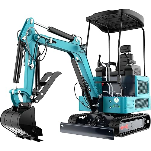 DS-180, 1.8 Ton Diesel Mini Excavator with EPA Certified KubotaEngine, Pilot Control System, Hydraulic Thumb clamp，Bucket, US in Stock, Include 12 Months Parts Replacement Service