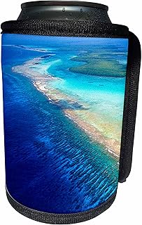 Can Cooler Bottle Wrap - Aerial view of Barrier Reef, Belize - SA02 GJO0140 - Greg Johnston Belize