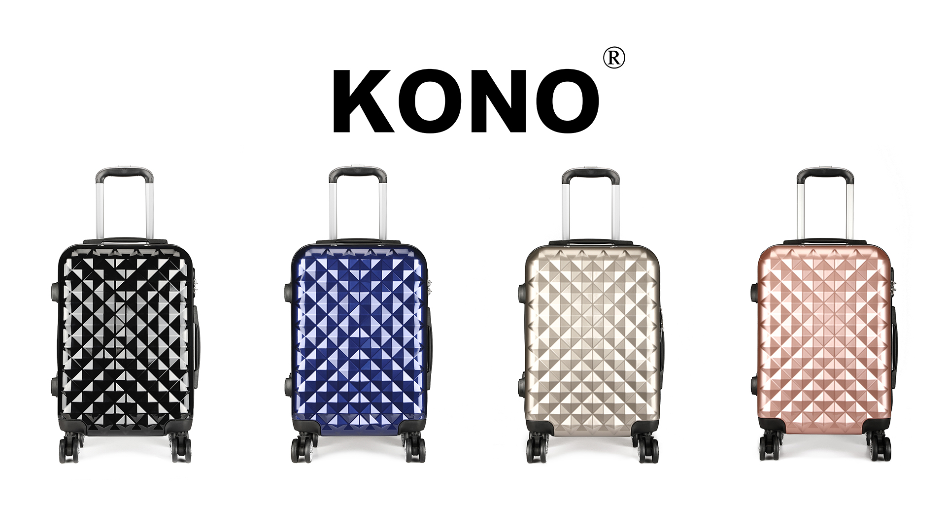 Valigia Cabina KONO 20'' - Leggera E Resistente Con Lucchetto TSA - Foto 9