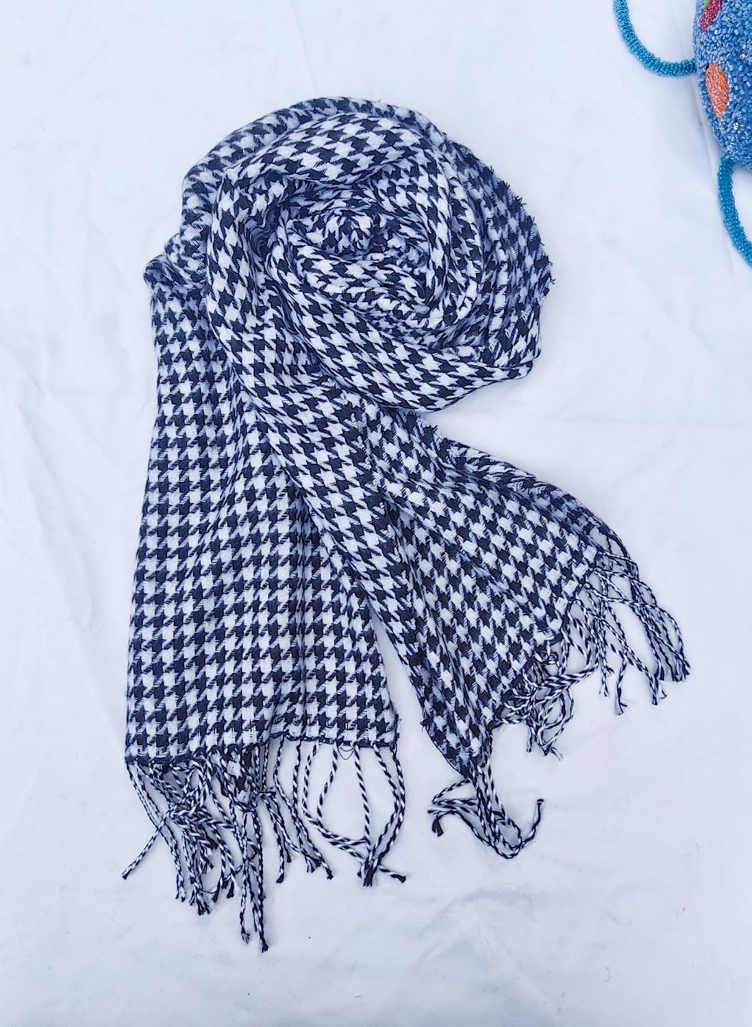 Wander Agio Winter Kids Scarf Warm Shawls Scarves Parent-child Scarf Womens Plaid Scarfs Small - Image 5