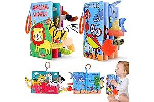 vgofun Sensory Cloth Books for Babies