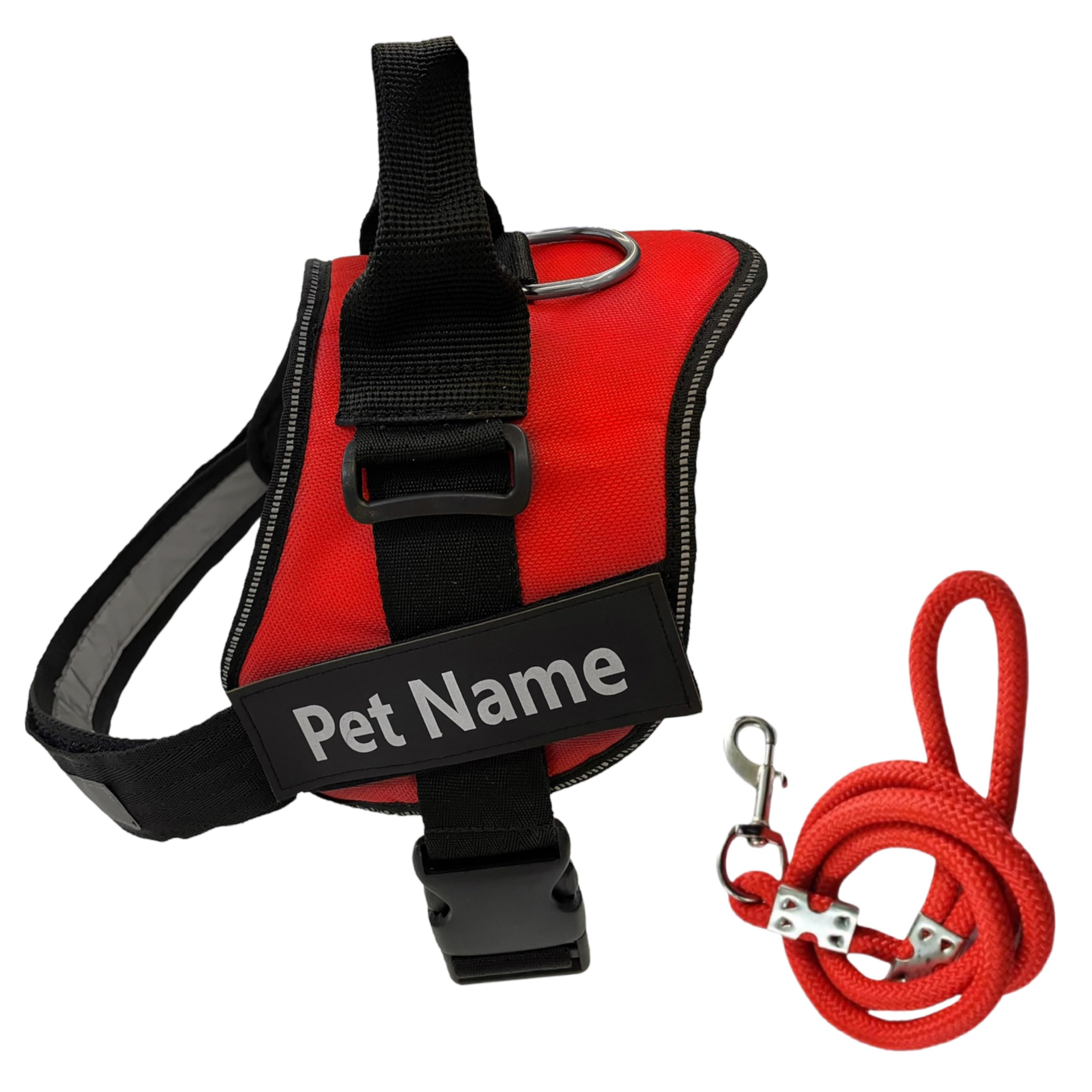 Pets Planet Pets Personalized Dog Harness | Dog Harness with Name | Customized Dog Vest Harness Easy to use (Small, Red) (B0D2J44Z9M) Amazon Price History, Amazon Price Tracker