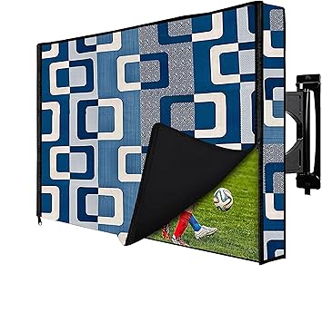 Star Weaves led tv Cover for ‎LG (32LQ643BPTA) 32 inches (80 CM) led tv (compatible for 32 inch All Models) - Dustproof Television Cover Protector for 32 Inch LCD, LED, Plasma Television - KUM133