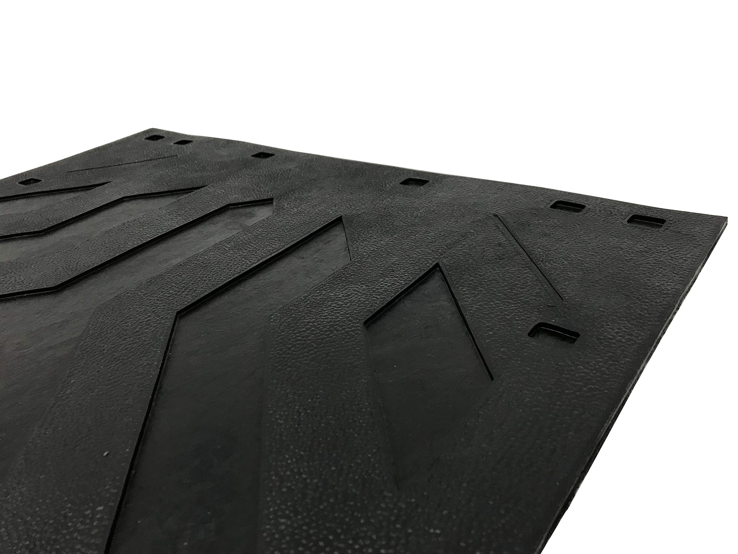 PAIR Semi Truck Tractor Mud Flaps 30" x 23.5" Heavy Duty Rubber