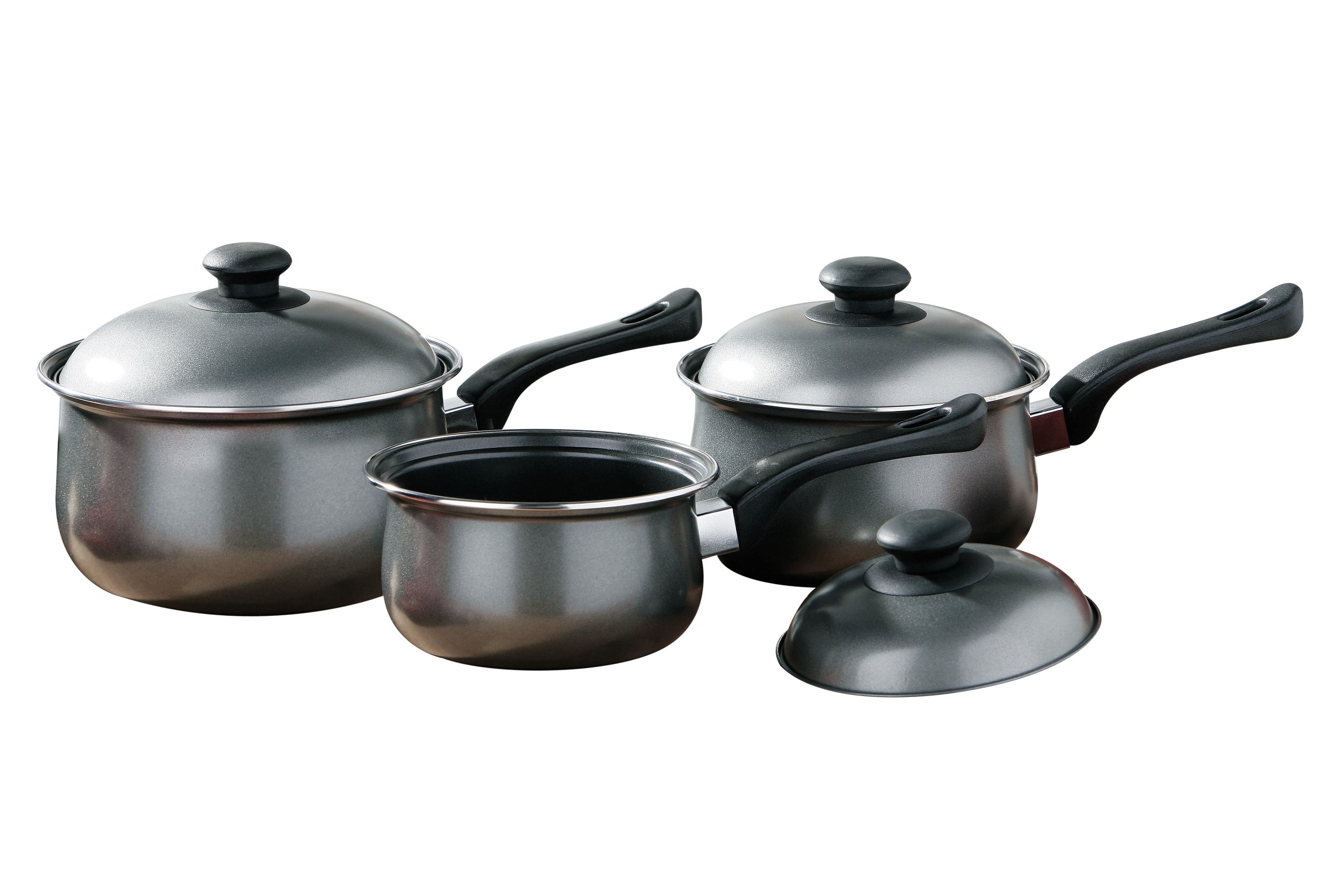 Premier Housewares Cookware Set - Silver, 3 Piece