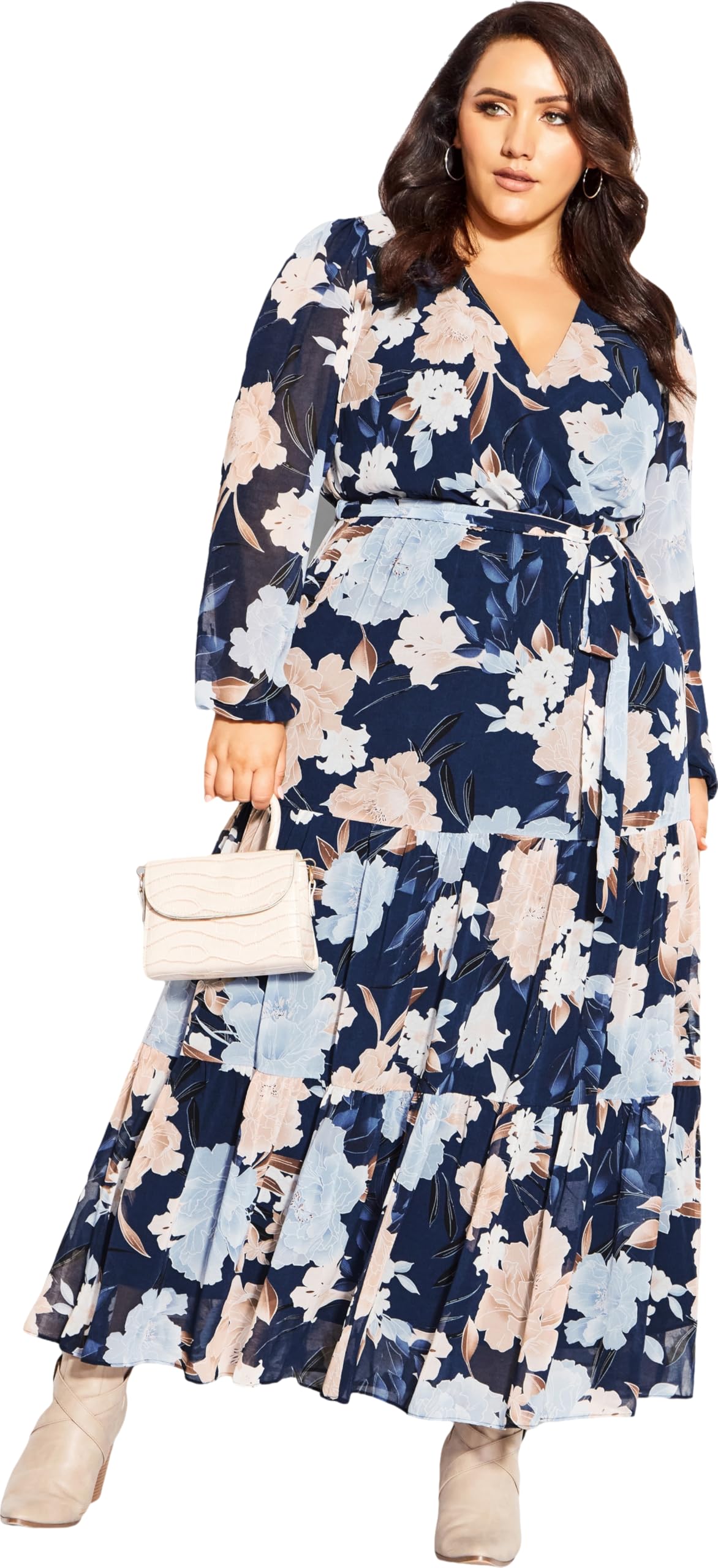 City Chic Women's Apparel womens City Chic Plus Size Maxi Stella Dress