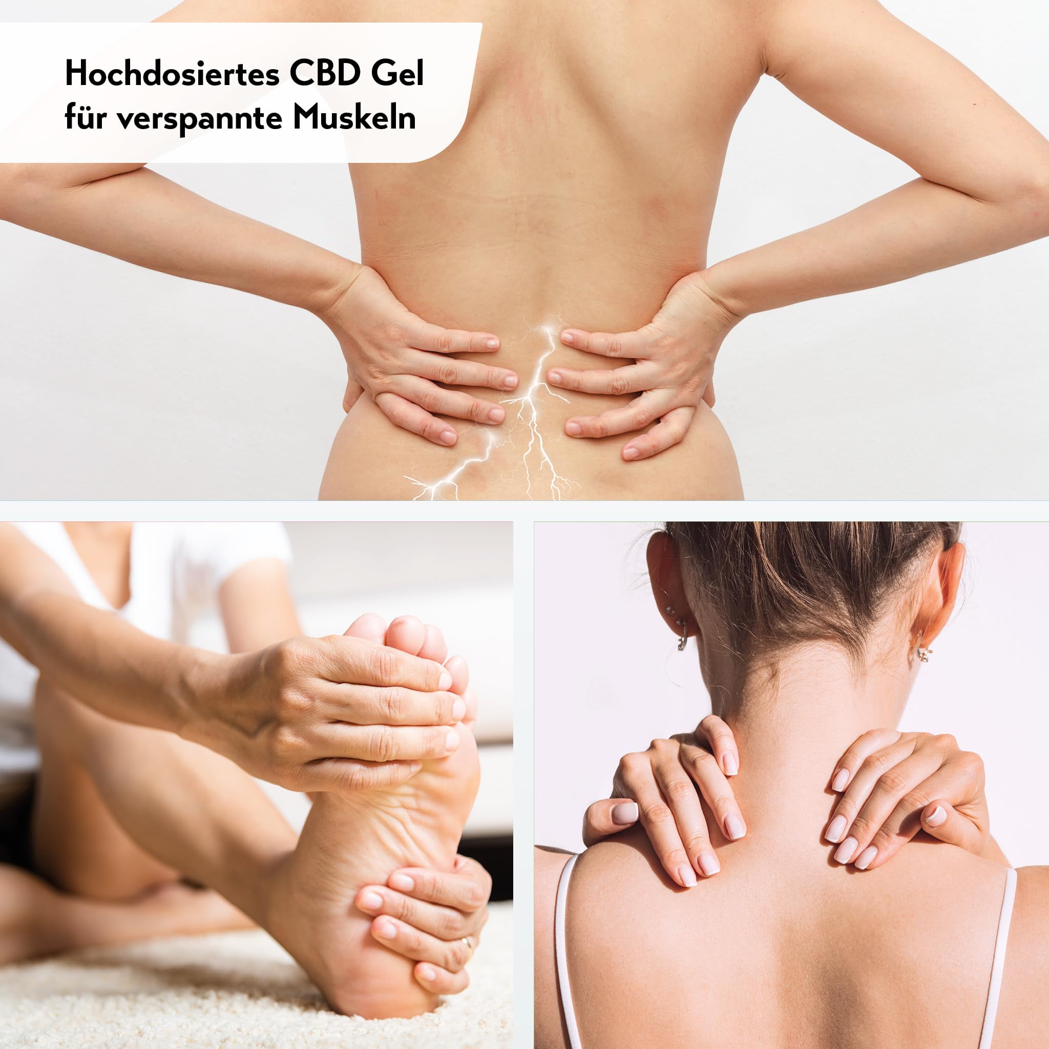 Restaxil® CBD Gel - mit reinem CBD angereichertes, kühlendes Gel – enthaltenes Menthol unterstützt beanspruchte Muskelpartien - 120 ml