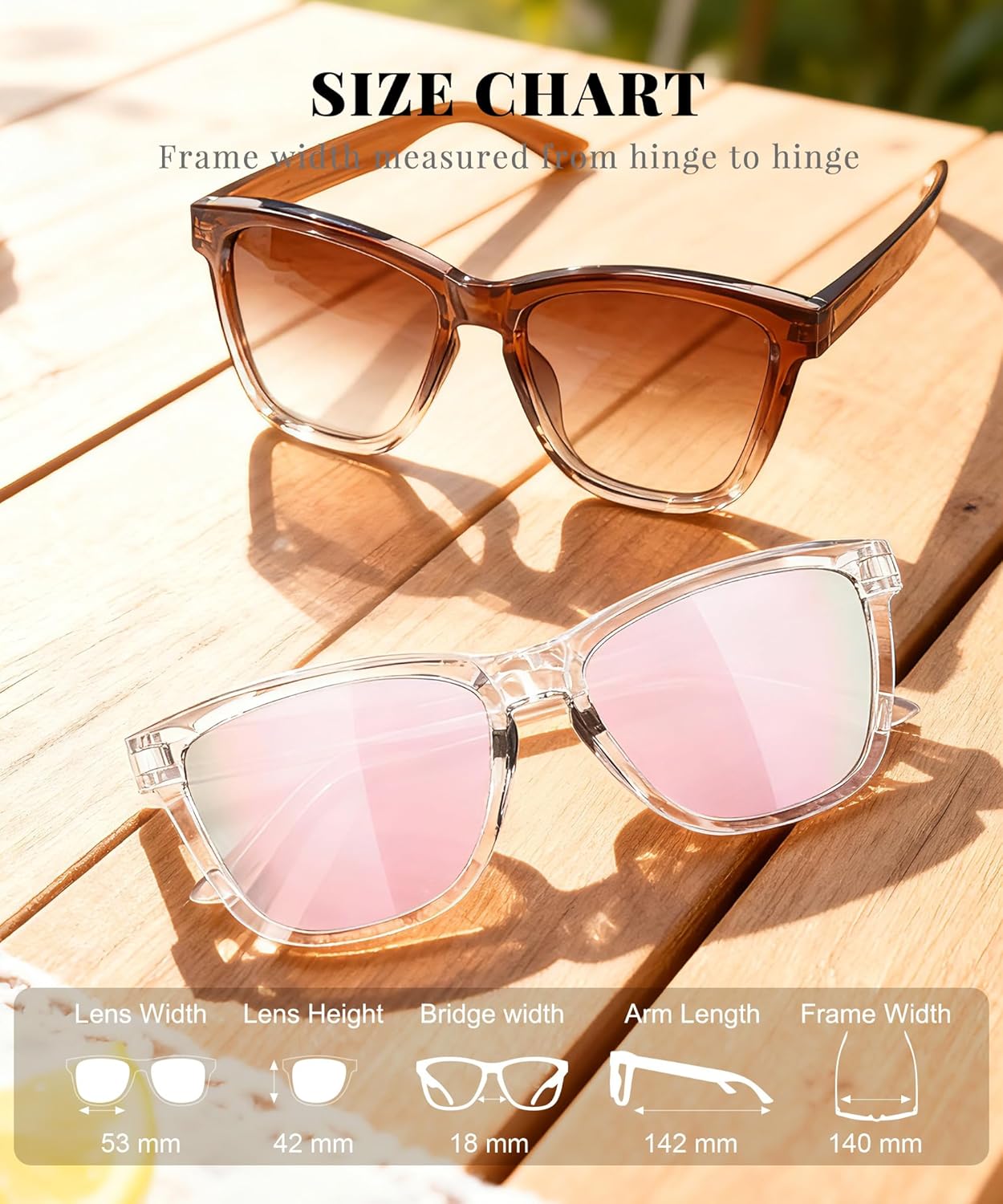 Sunglasses-women Polarized Sunglasses-womens: Trendy Sun Glasses polarized UV400 Protection Fashion Sunglasses - Image 3