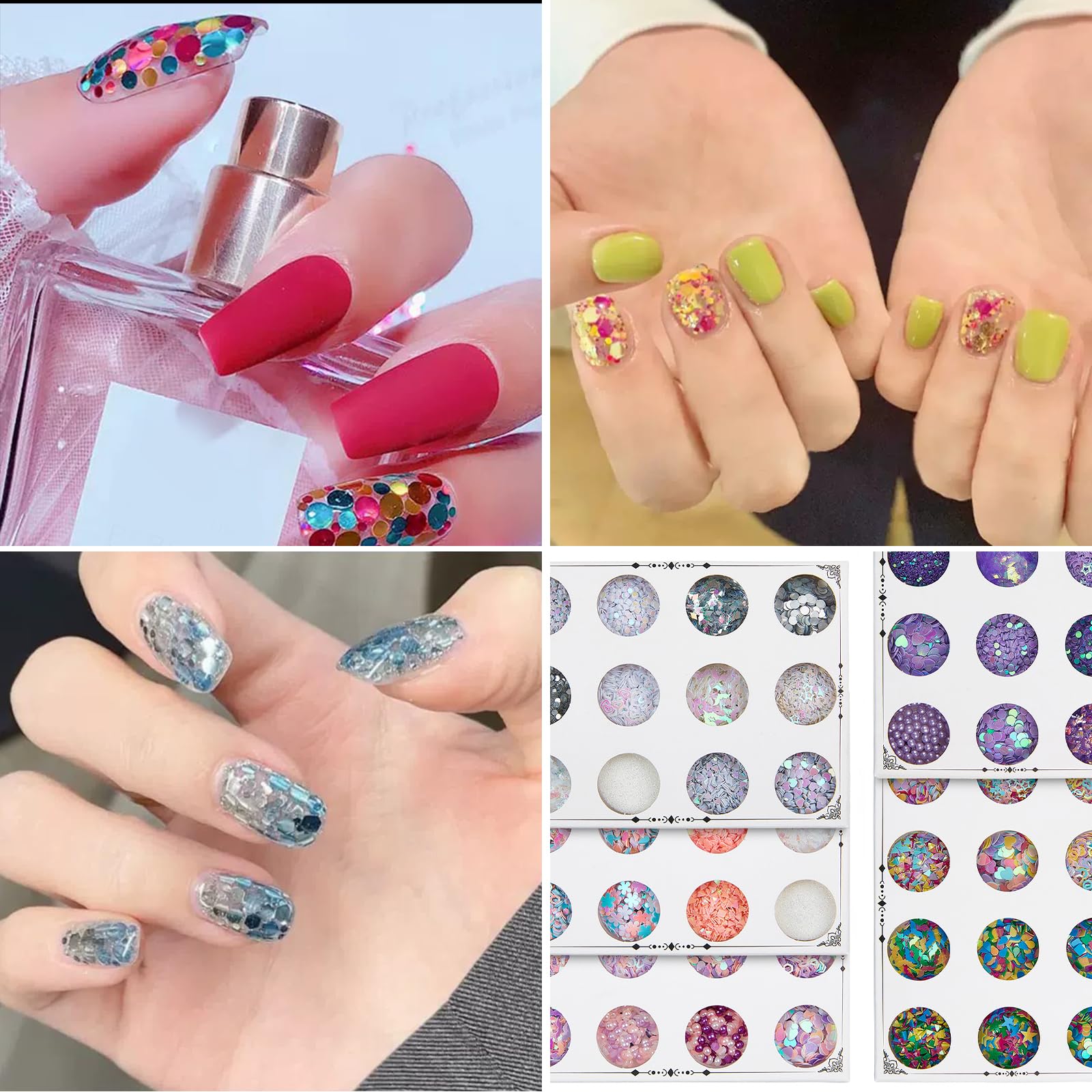 12Box Butterfly Rhinestones 3D Fashion Bowknot Accessories Embellishment For Decoration